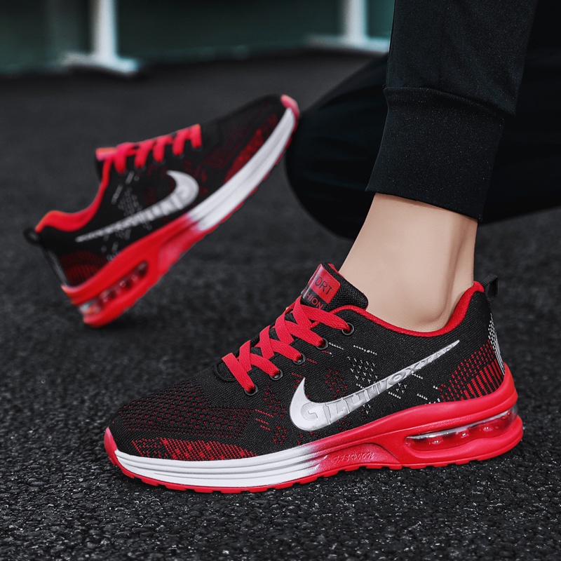 Giày Thể Thao Chạy Bộ Đệm Khí Thời Trang Nam Nữ Năng Động