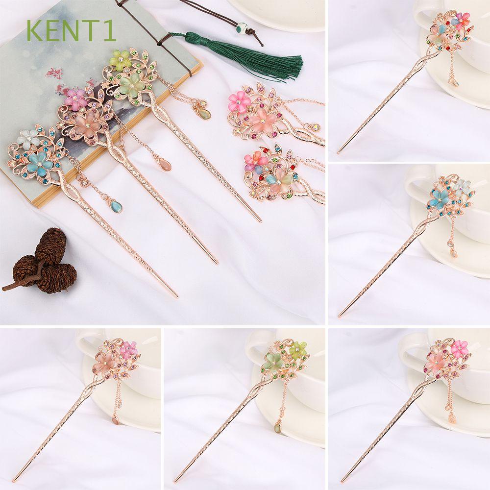Cô Gái KENT1|Kẹp Tóc Hình Hoa Nhiều Màu Sắc Phong Cách Cổ Điển Thời Trang Dành Cho Nữ