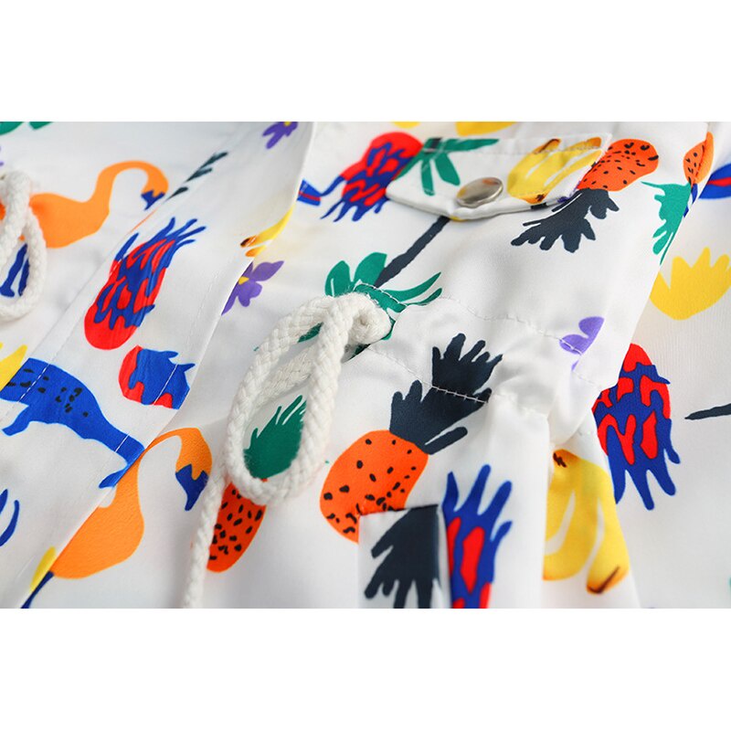 BEAR LEADER Áo Khoác Và Áo Khoác Có Nón In Hình Động Vật / Trái Cây Dễ Thương Thời Trang Mùa Thu 2023 Cho Bé Gái