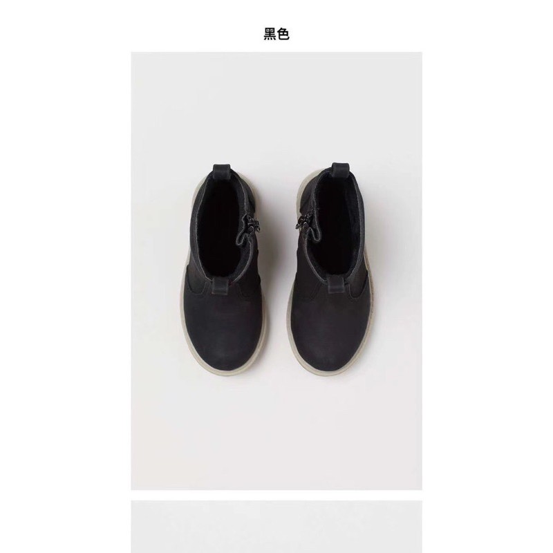 Boot HM dư xịn da lộn bé gái