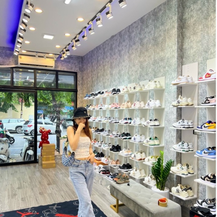 Giày sneaker A.F1 trắng thịnh hành 2022, Giày thể thao A.f1 bản chuẩn dành cho nam nữ full phụ kiện