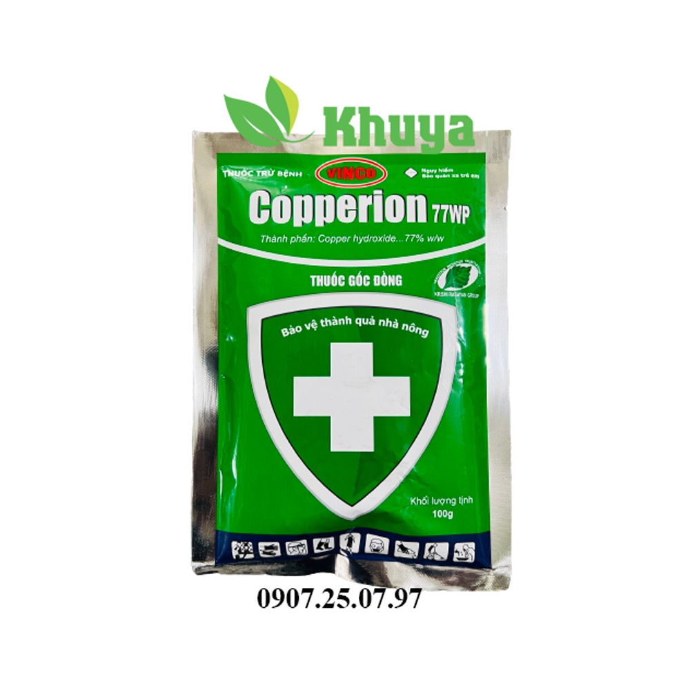 Thuốc trừ bệnh Copperion 77WP 100gr Gốc Đồng Diệt khuẩn