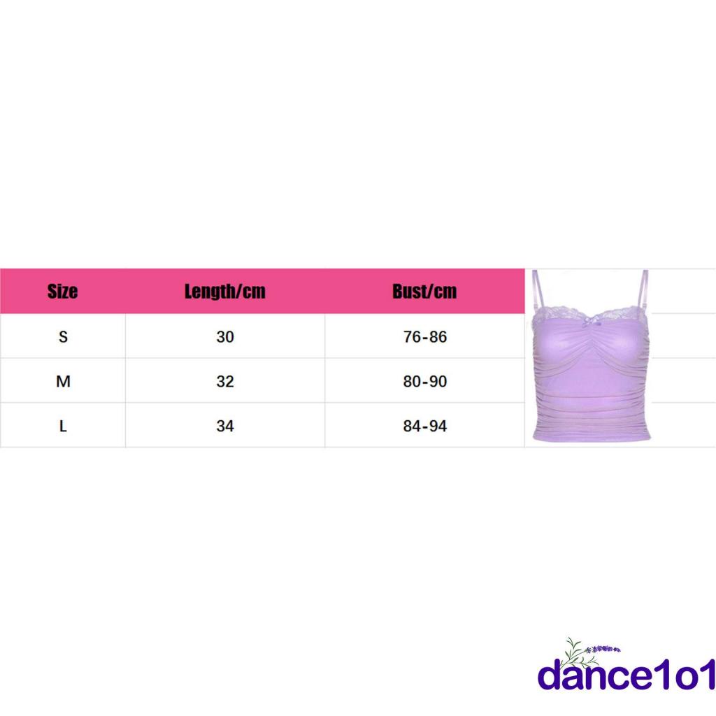 Áo hai dây xếp ly vải tuyn phối ren thắt nơ màu trơn phong cách quyến rũ cho nữ