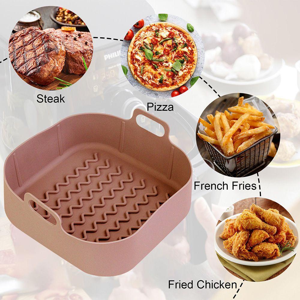 Thảm Nướng Chống Dính Bằng Silicone Cho Nồi Chiên Không Dầu