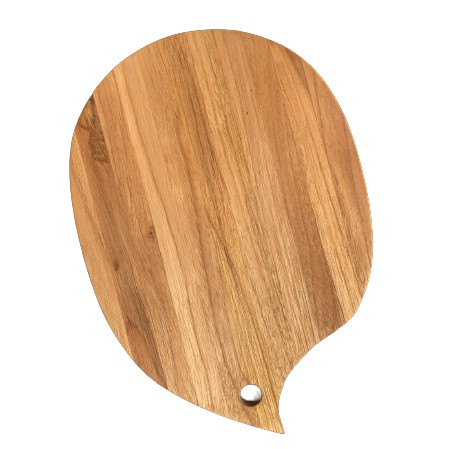 Thớt gỗ teak kháng khuẩn không mùn 290x210x18 mm - Wood Cutting Boards Hàng Xuất Khẩu Châu Âu