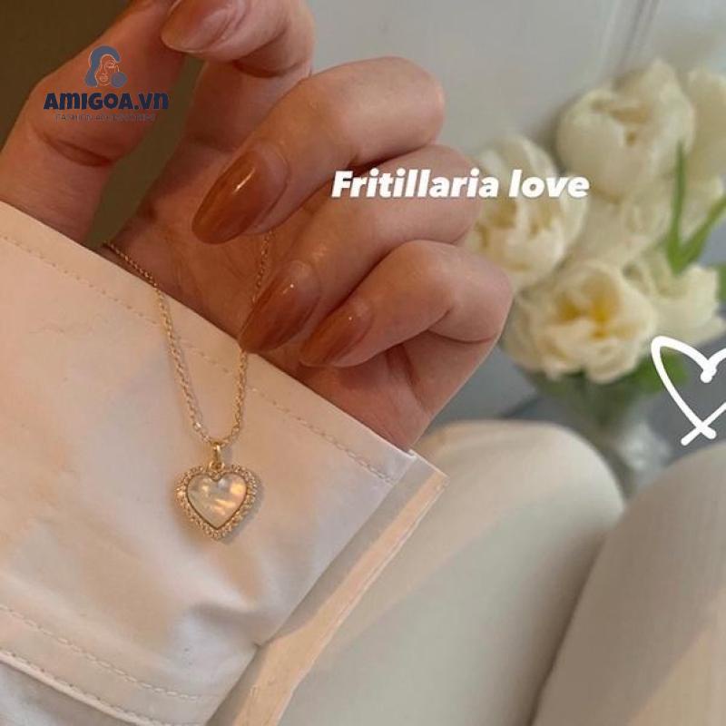 ✨✨Vòng Cổ Mặt Hình Trái Tim Đơn Giản Thời Trang Cho Nữ