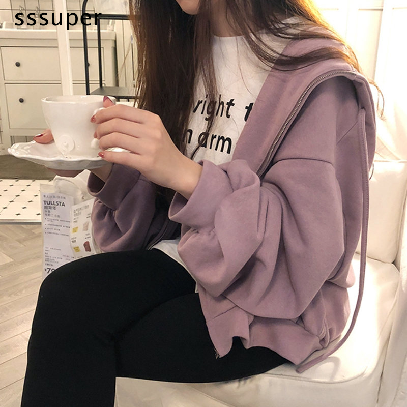 Áo Hoodie Dáng Rộng Thời Trang Mùa Thu Dành Cho Nữ