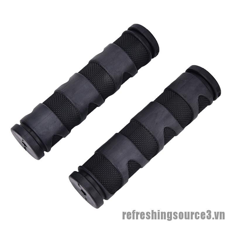 Bộ 2 Tay Cầm Xe Đạp / Xe Máy / Xe Scooter Bằng Cao Su Phản Quang