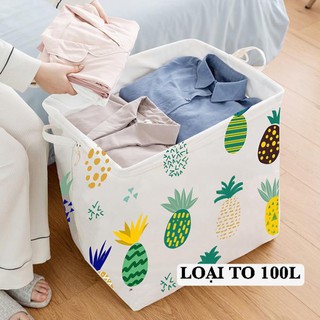 [Free Ship❤️] ] TÚI ĐỰNG CHĂN MÀN  QUẦN ÁO TIỆN ÍCH 100L LOẠI LỚN