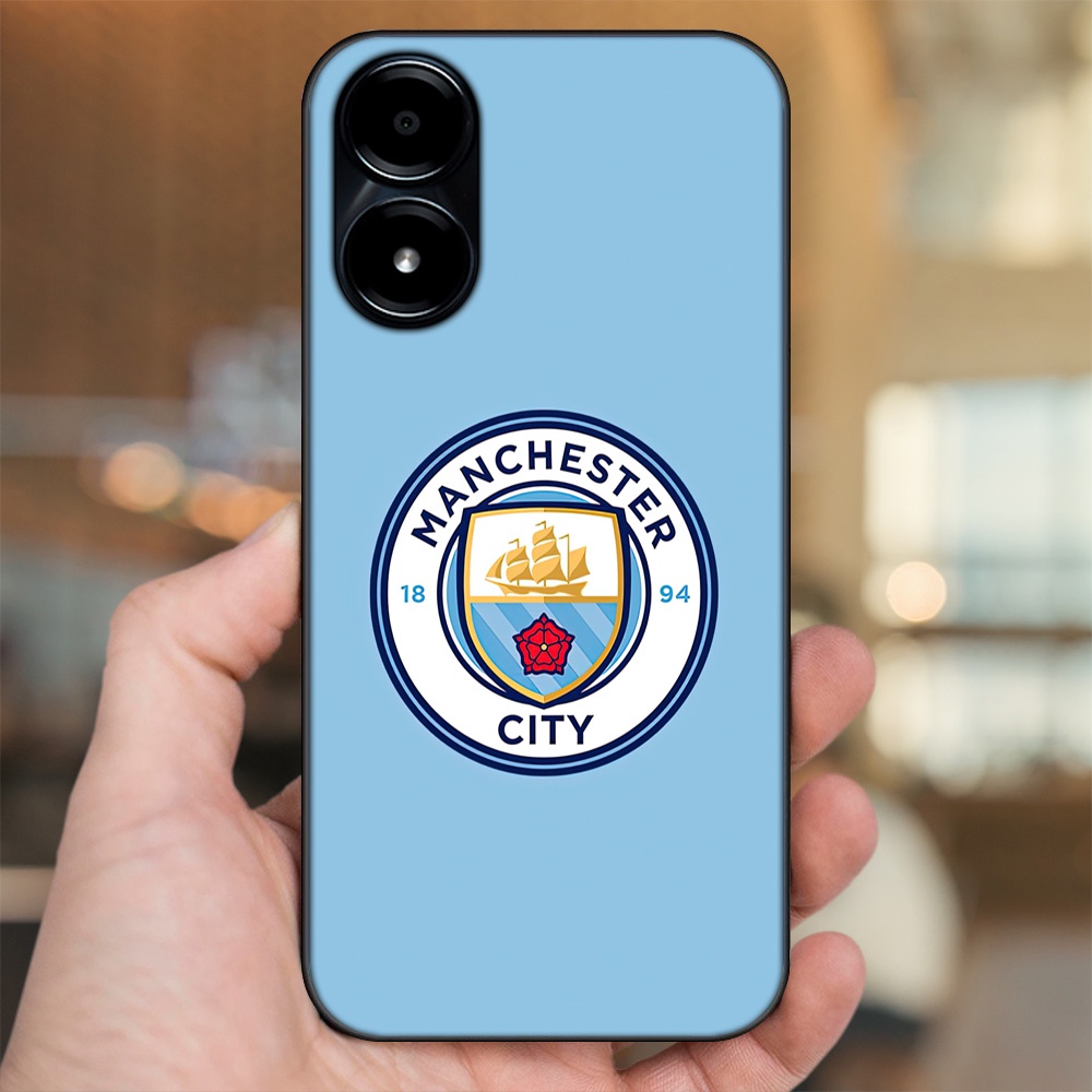 Ốp lưng Vivo Y02s viền đen in hình Manchester City MC