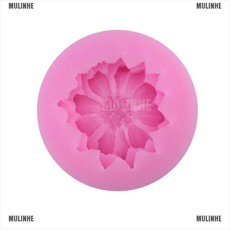 Khuôn Silicone Tạo Hình Hoa 3D Trang Trí Bánh