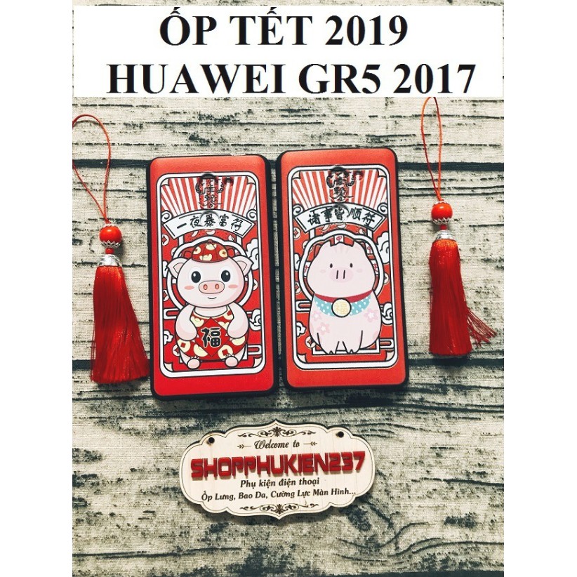 Ốp lưng Huawei Nova 3/ Nova 3i/ Nova 3e/ Nova 2i/ Y9 2019/ Gr5 mini/ Gr5 2017/ Y6ii/ Honor Play Dẻo Heo Tết Kèm Lục Lạc