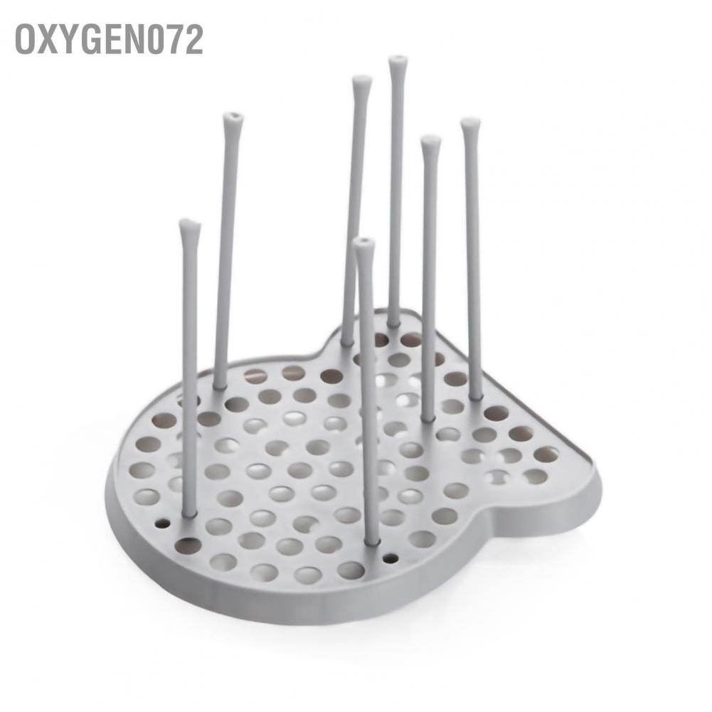 Oxygen072 Dish Drain Plate Multipurpose Bowl Organizer Kitchen Storage Rack for Household Restaurant