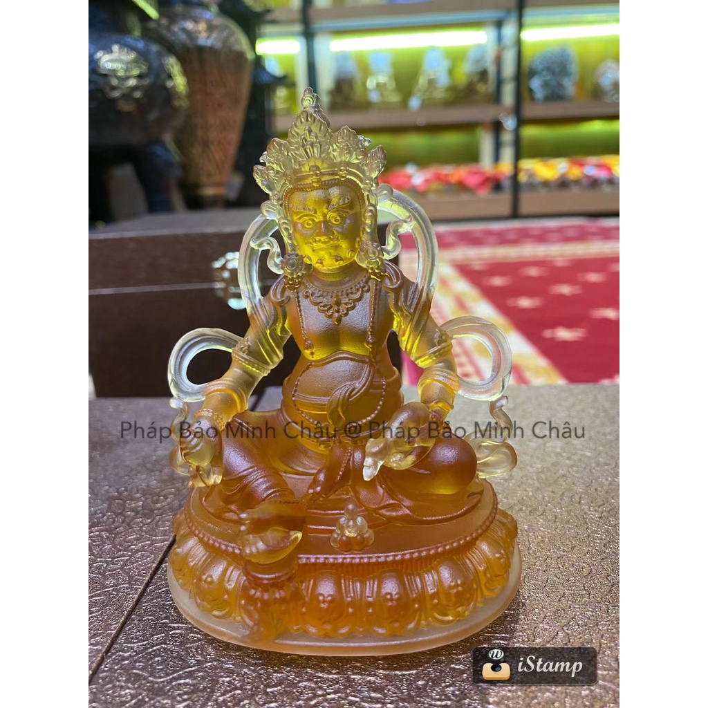 Tượng Hoàng Thần Tài lưu ly 11cm và 19cm