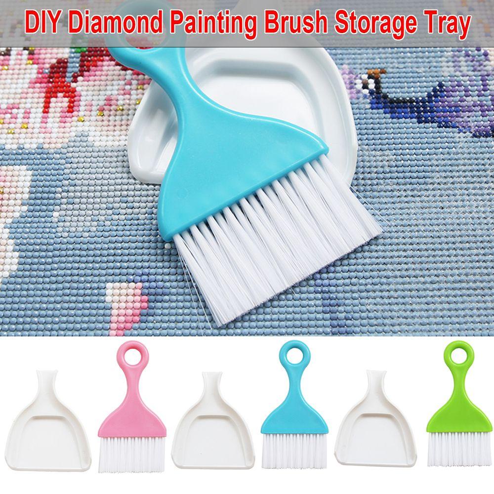 ORIENTLII Khay Đựng Dụng Cụ Làm Sạch Tranh Đính Đá Tiện Dụng