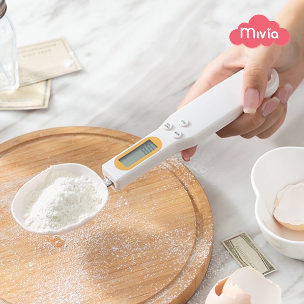 Thìa cân điện tử, cân tiểu ly dạng thìa đong gia vị, đồ ăn dặm cho bé 500/0,1g