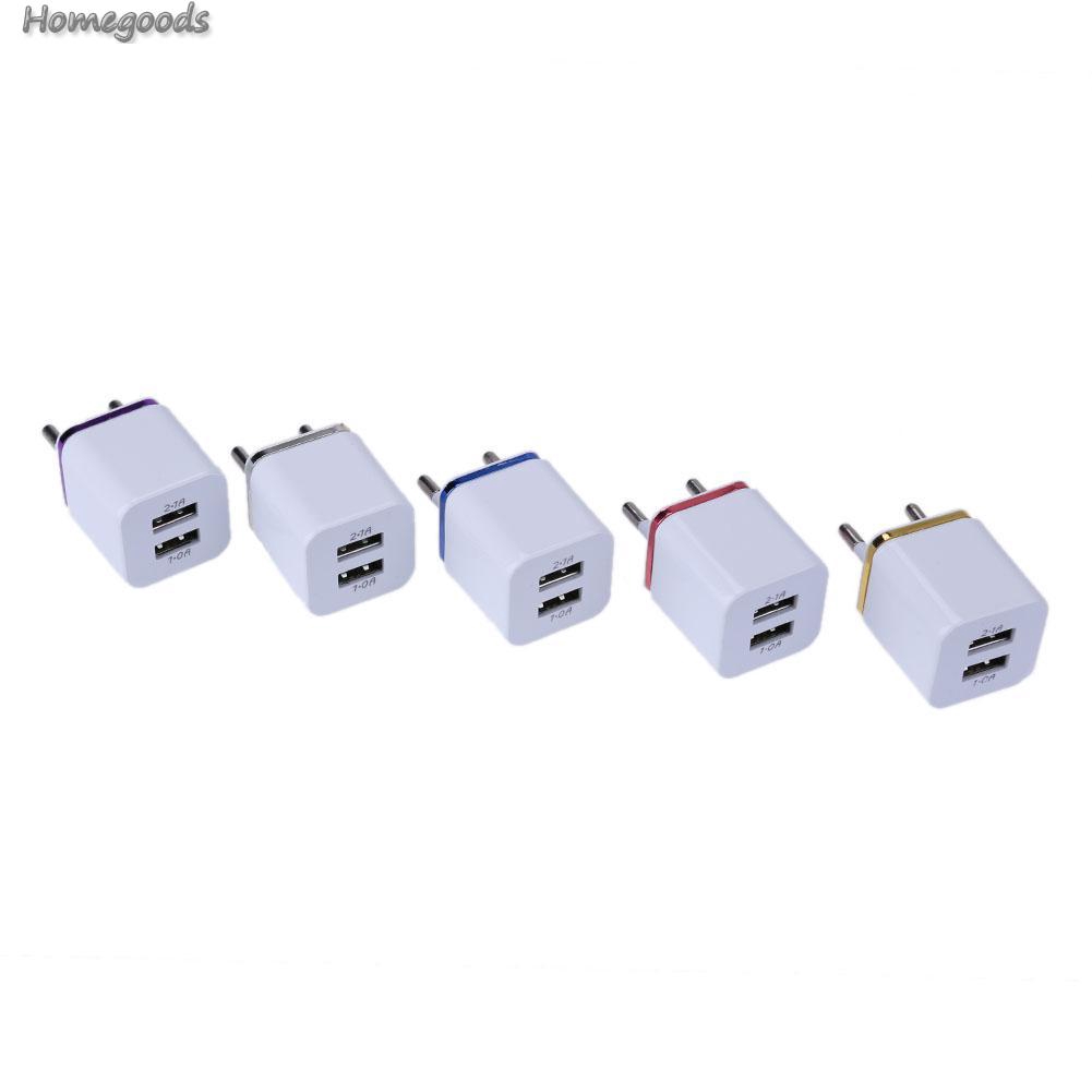 Đầu Sạc 2 Cổng Usb 2.1a