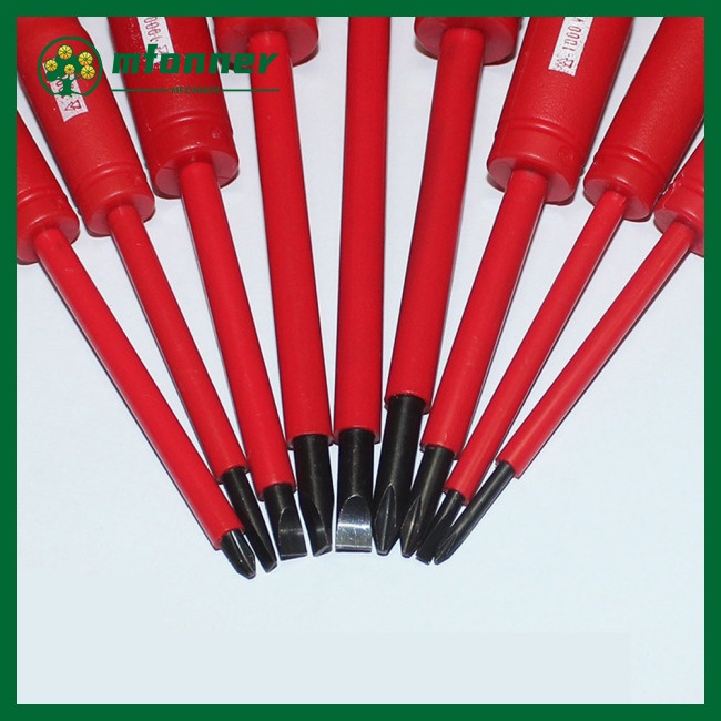 Bộ 9 Tua Vít Phillips Cách Điện Cao 1000V Có Nam Châm