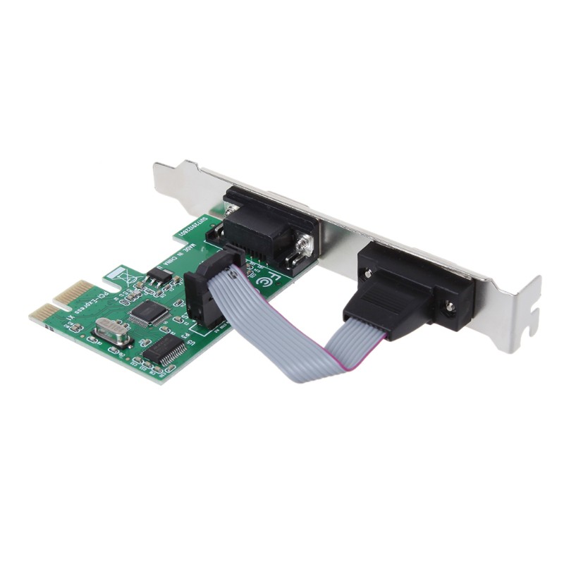 Card Chuyển Đổi Pci-E Pci Sang Serial Db9 Rs232 Serial Serial 2 Cổng