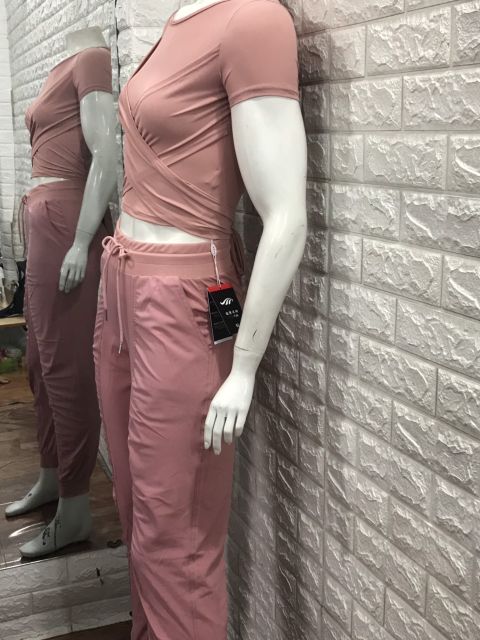 Quần jogger tập gym yoga nữ siêu xinh hàng QC