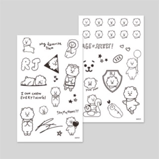 [Chính Hãng] [2 tấm] Hình xăm Tattoo BT21 Monopoly ()