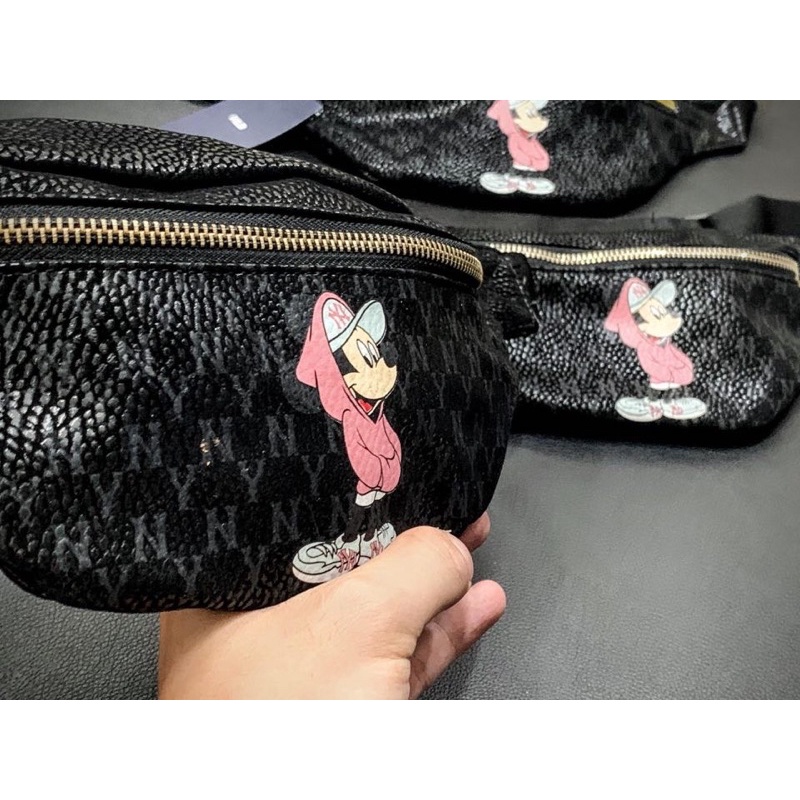 Túi đeo chéo mickey phối da 2 mẫu SALE mạnh