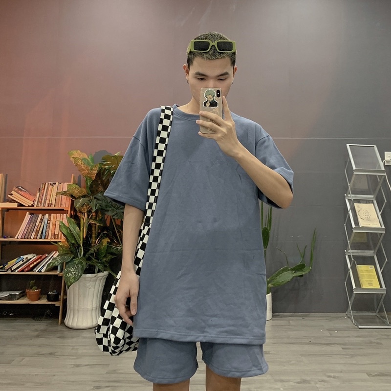 SET BỘ QUẦN ÁO THUN COTTON FULL MÀU FORM UNISEX (hình chụp thật)