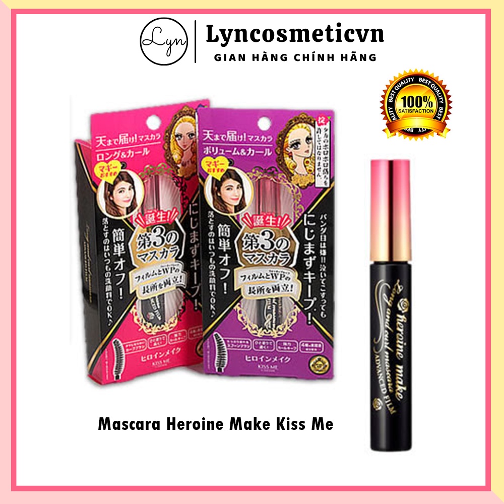 (NEW) Chuốt mi Mascara Heroine Make Kiss Me