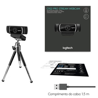 Webcam Logitech C922 pro - hàng chính hãng
