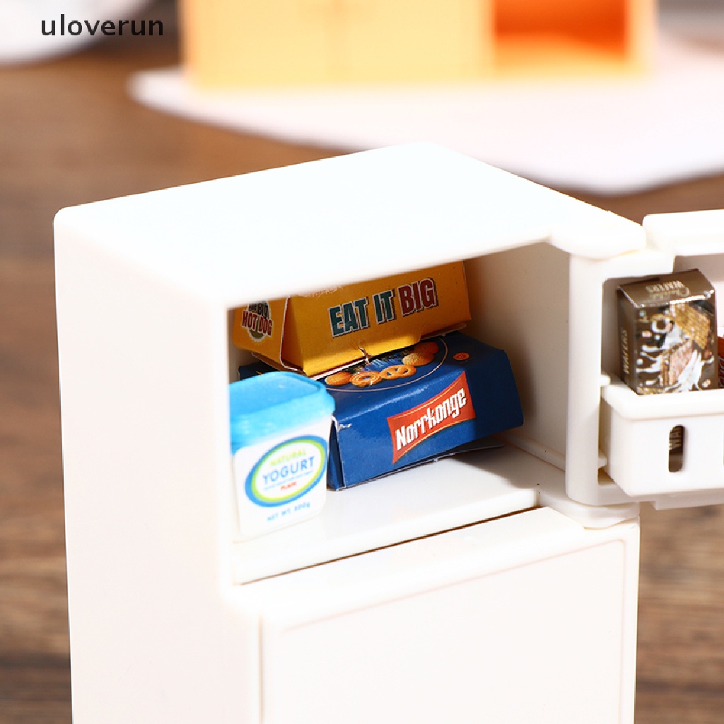 Set 16 Mô Hình Tủ Lạnh 1: 12 Trang Trí Nhà Búp Bê