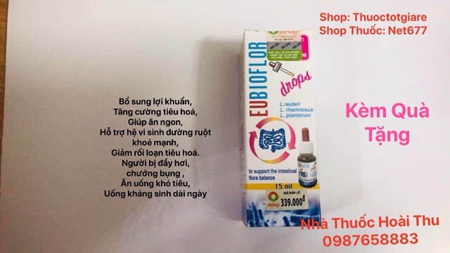 [ Kèm Quà Tặng] EUBIOFLOR - Bổ sung lợi khuẩn, tăng cường tiêu hoá, giúp ăn ngon ( Chính Hãng Italy )