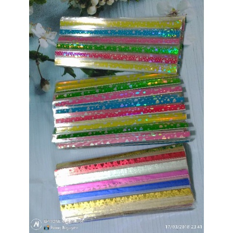 Sỉ/buôn 10 túi giấy gấp sao (500 giấy gấp sao)