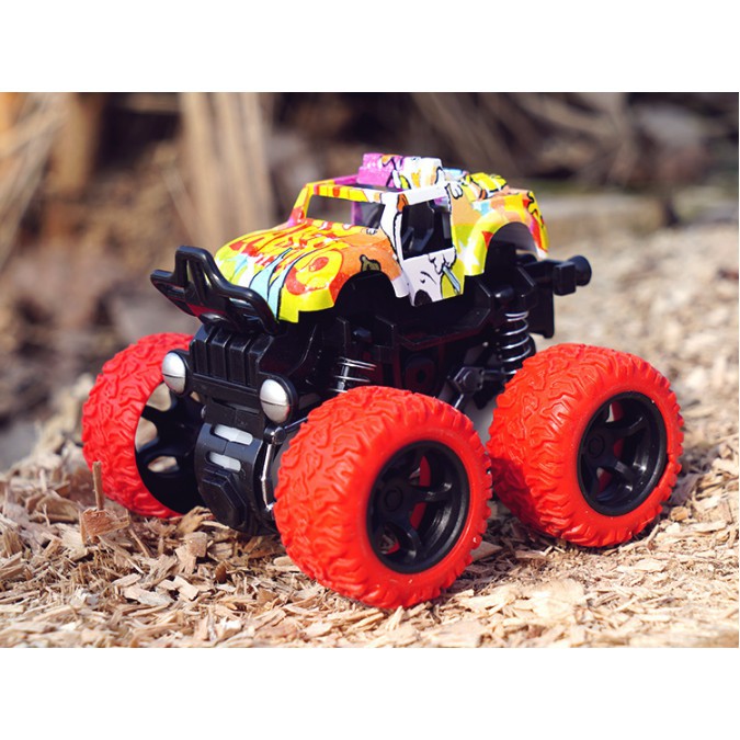 Siêu xe quái xế MONSTER TRUCK Xe ô tô địa hình giảm sóc chạy đà siêu mạnh siêu bền