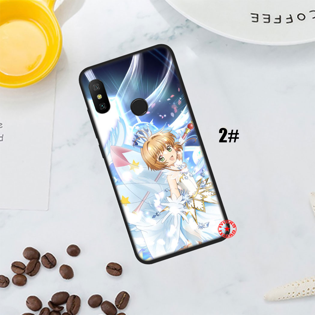 Ốp Điện Thoại Silicon Mềm Họa Tiết Thủ Lĩnh Thẻ Bài Sakura 52qf Cho Xiaomi Redmi Note 5 6 7 Pro 4x Dễ Thương