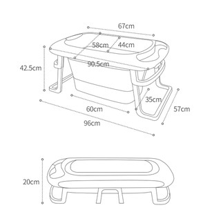 Bồn tắm xếp KUB