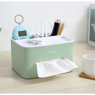 Hộp đựng giấy để bàn đa năng cao cấp ecoco