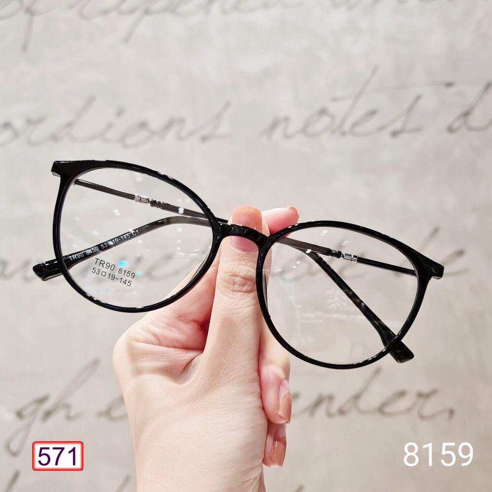 Mắt Kính Gọng Cận Cao Cấp 571 Lyly 8159 Form Tròn Siêu Đẹp - Hazo