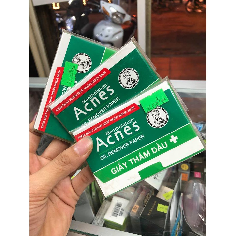 giấy thấm dầu acnes rohto gói 100 tờ