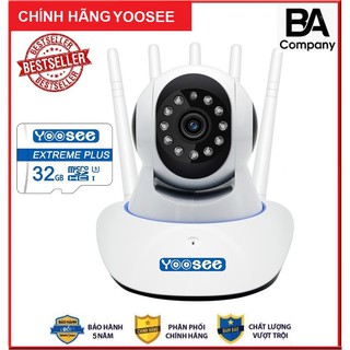 [BN123] Combo Camera Yoosee 5 Râu 2.0 Full HD 2020 Thẻ 32GB Yoosee Chuyên Dụng