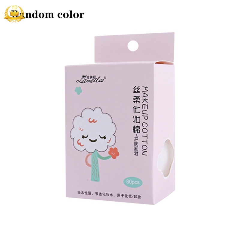 Hộp 80 miếng bông tẩy trang HB