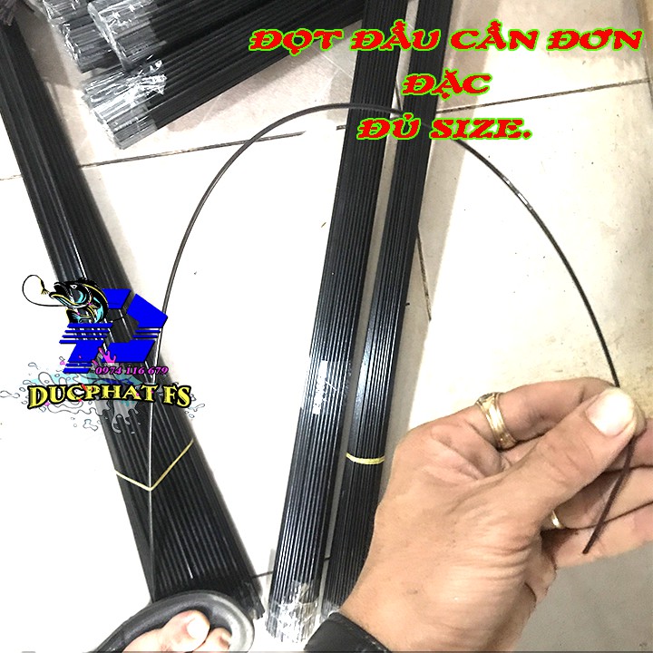 Đọt ngọn cần câu tay đặc đủ các size
