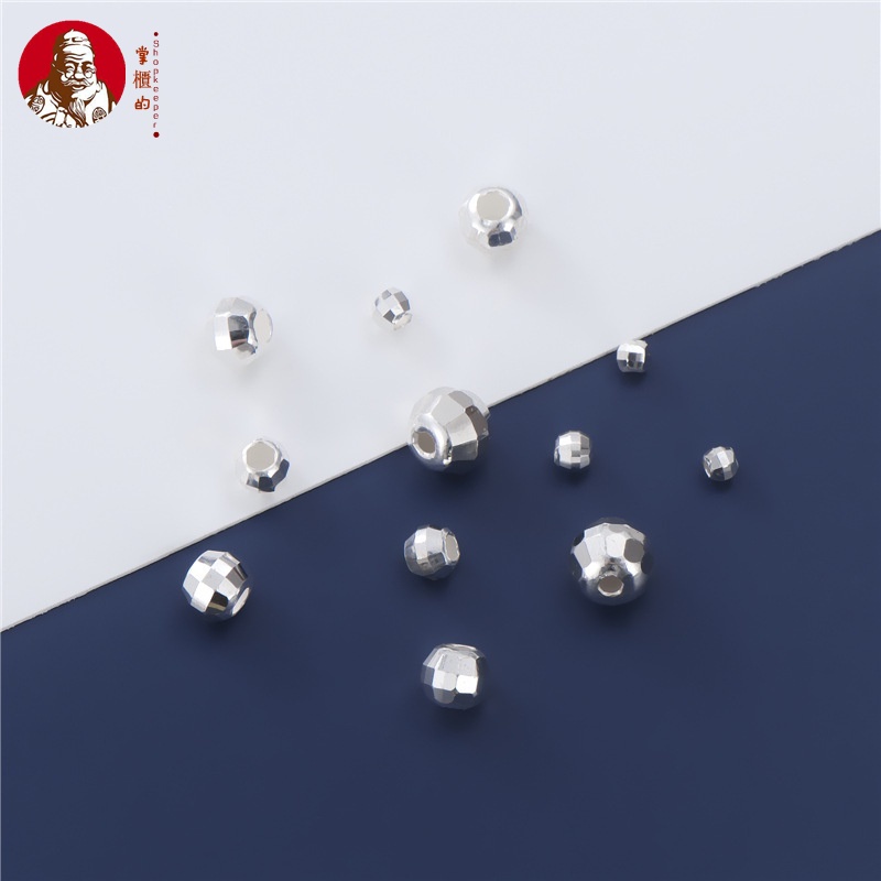 Bộ 10 Hạt Bạc 925 Dùng Làm Trang Sức Thủ Công