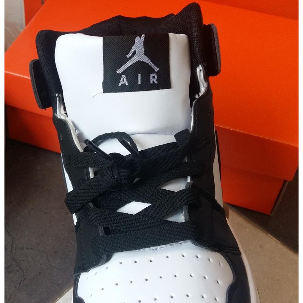 [Đỉnh Cao] [Fullbox] Giày bóng rổ thể thao 2018   Jordan 1 đen trắng cổ cao TỐT . . 2020 new .> ' _