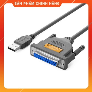 Cáp máy in USB to LPT DB25 Parallel dài 2m Ugreen 20224 - Hàng Chính Hãng