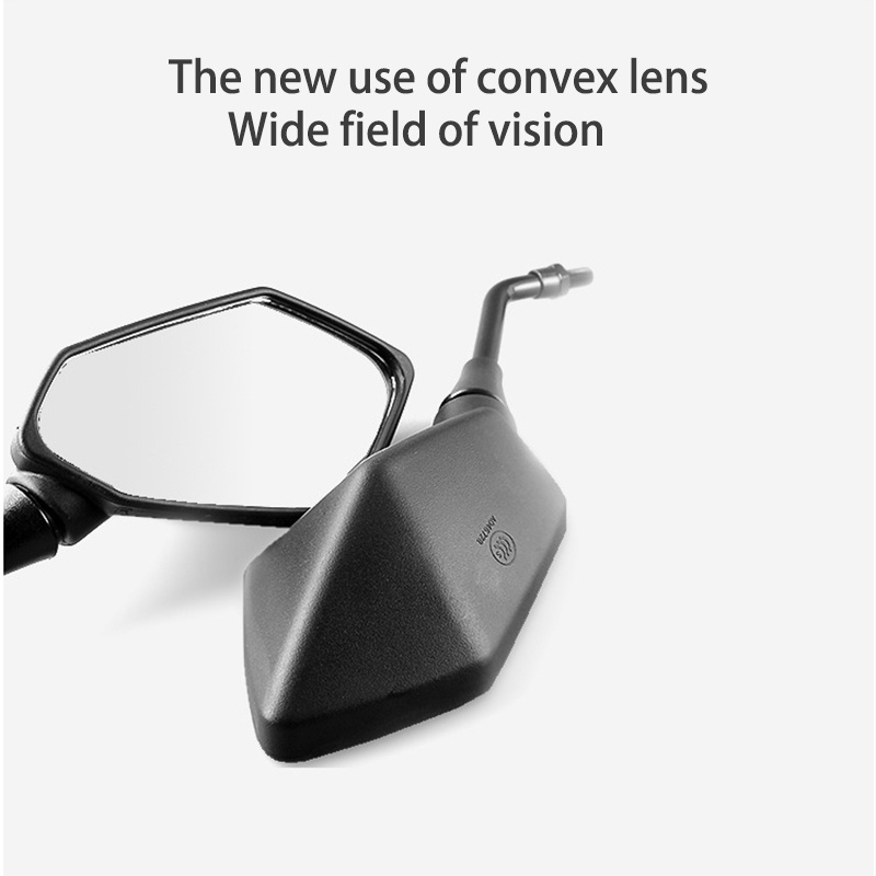 Bộ 2 Gương Chiếu Hậu 8mm 10mm Cho Xe Máy Honda Yamaha Suzuki