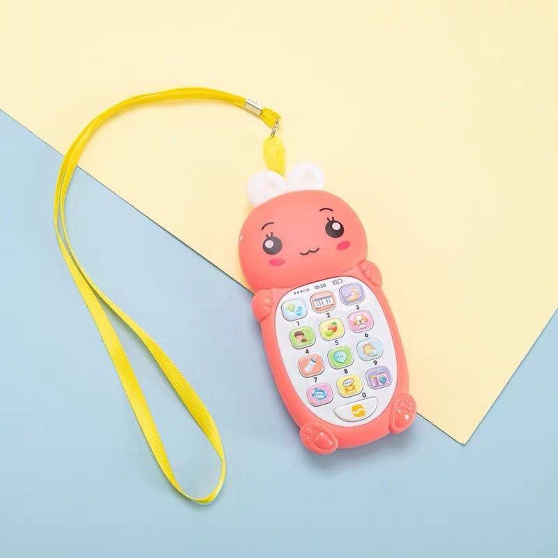 Điện thoại đồ chơi cho bé, có nhạc và đèn