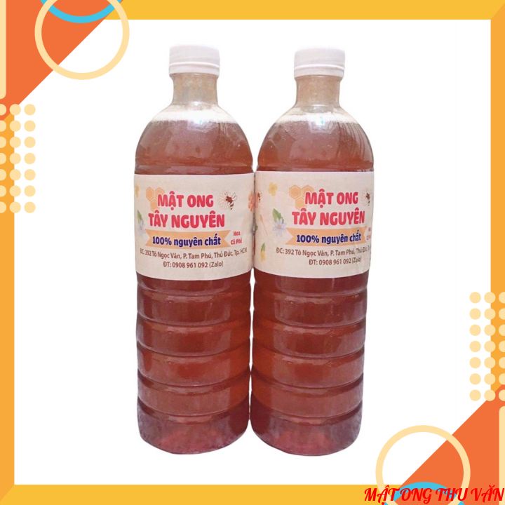 combo 2 chai Mật ong Hoa Cà phê nguyên chất Daklak