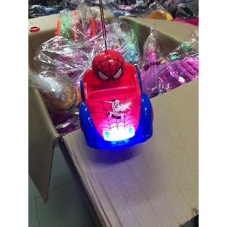 Đồ chơi Lồng đèn Trung thu Nhện Spiderman ngồi xe hơi nhạc đèn