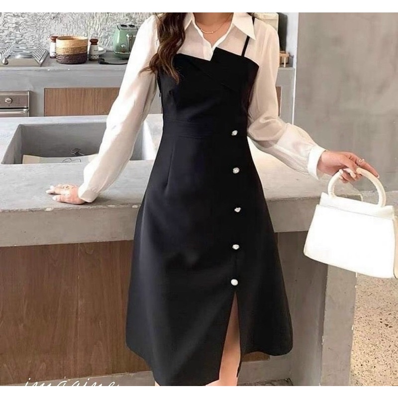 Đầm nút ngọc bigsize