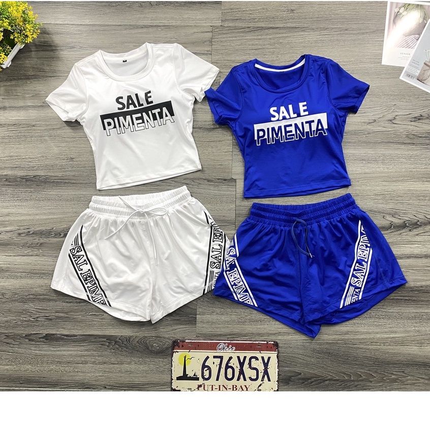 [ FREE SHIP ] Bộ đùi quần áo thể thao tập gym yoga⚡ 𝗛𝗮̀𝗻𝗴 𝗹𝗼𝗮̣𝗶 𝟭 ⚡thun poly co giãn 4 chiều